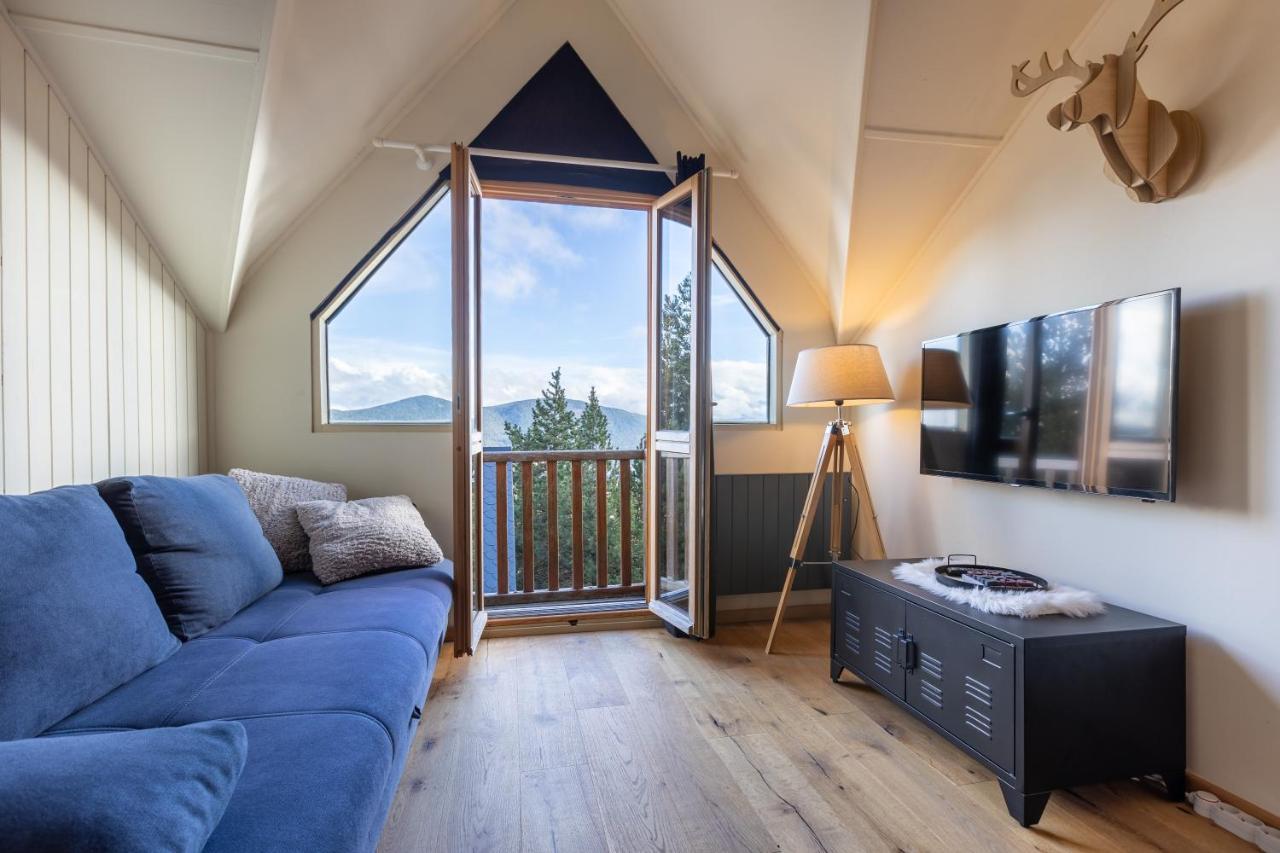 Le Cerf - Duplex Avec Superbe Vue Montagne Lägenhet Les Angles  Exteriör bild