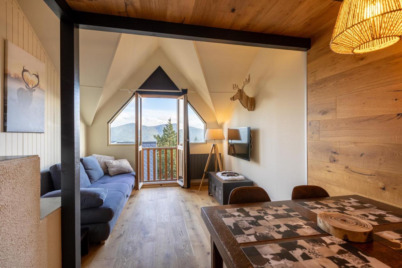 Le Cerf - Duplex Avec Superbe Vue Montagne Lägenhet Les Angles  Exteriör bild
